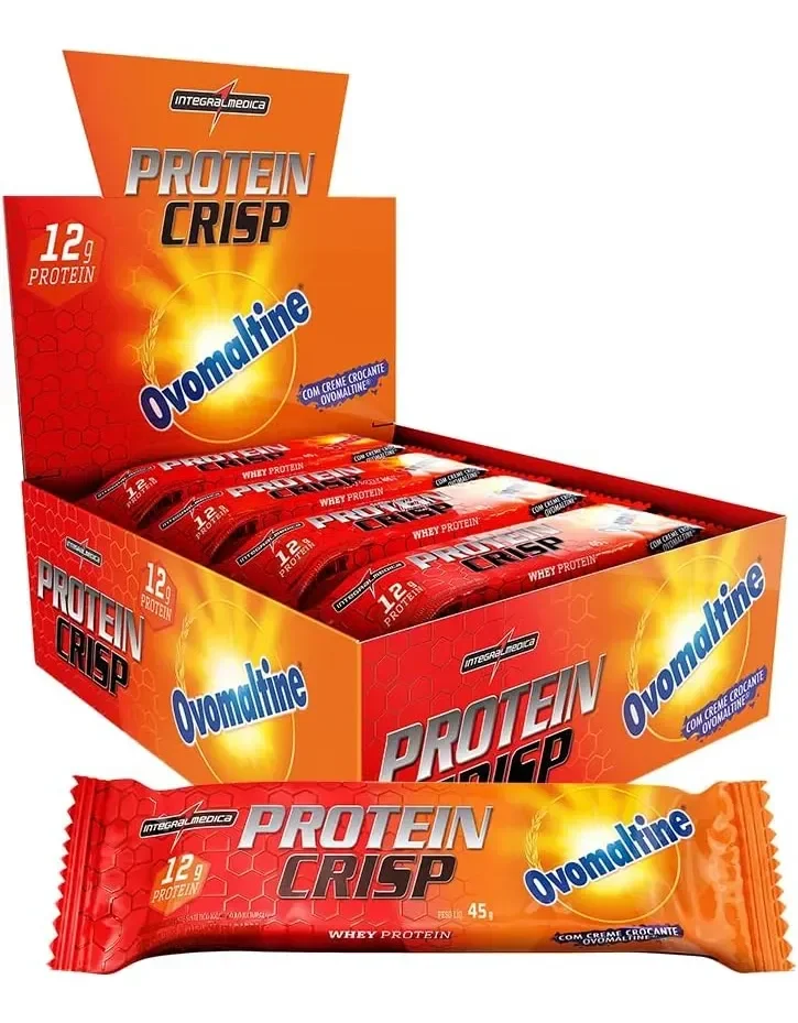 Protein Crisp Bar Ovomaltine 12 Unidades 45g Integralmedica Ovomaltine