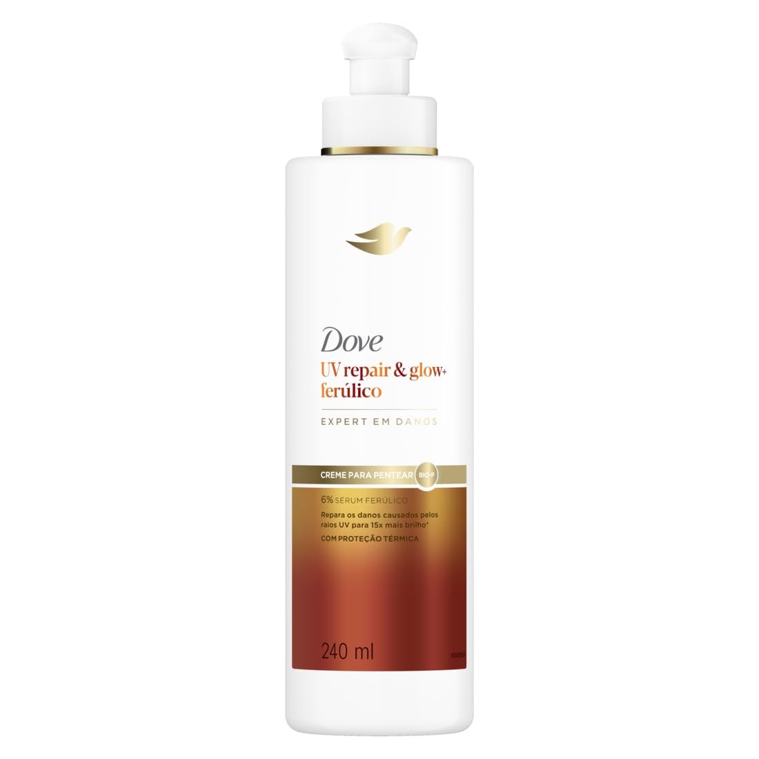 Dove Creme para Pentear UV Repair & Glow + Ferúlico 240ml