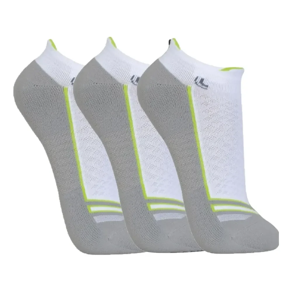 Kit 3 Pares Meia Lupo Dry Cano Curto Alta Performance Sport Branco 41-44