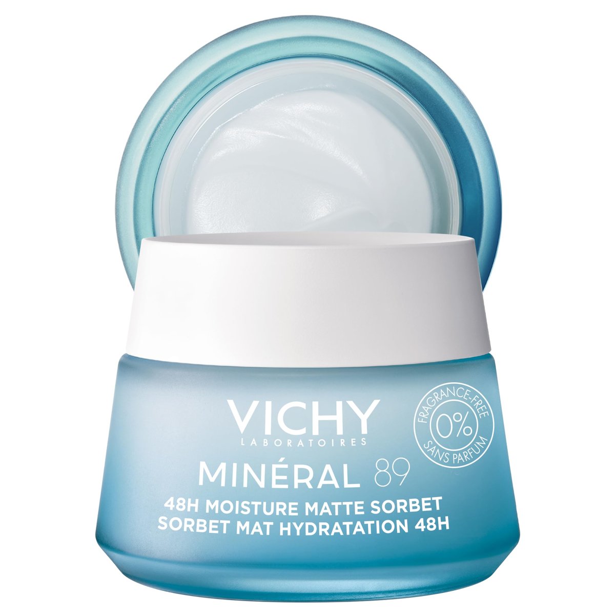 Hidratante Facial Vichy Minéral 89 Sorbet Gel Matte Pele Oleosa 50ml