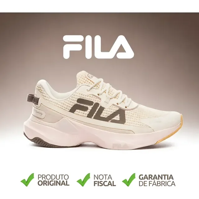Tênis Feminino Fila Recovery Original Esportivo Corrida