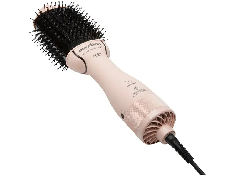 Escova Secadora Britânia Soft BEC07R Cabo Giratório 1300W Bivolt