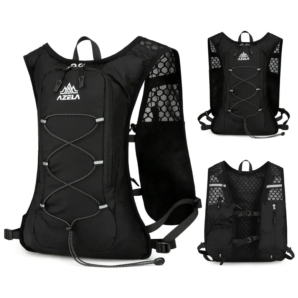 Mochila De Hidratação Impermeável Para Corrida, Ciclismo E Trilha, Mochila De Água Com Reservatório, Leve Resistente Para Esporte E Aventura