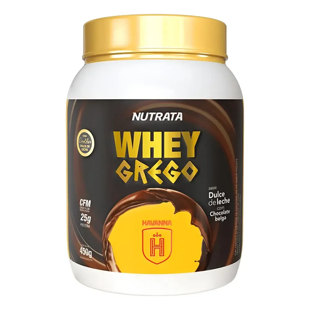 Whey Grego - 450g Dulce De Leche Com Chocolate Belga Havanna Dulce De Leche Com Chocolate Belga
