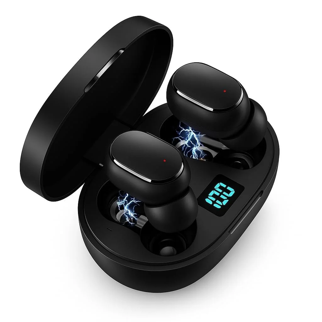 Fone de Ouvido Bluetooth 5.3 Sem Fio TWS