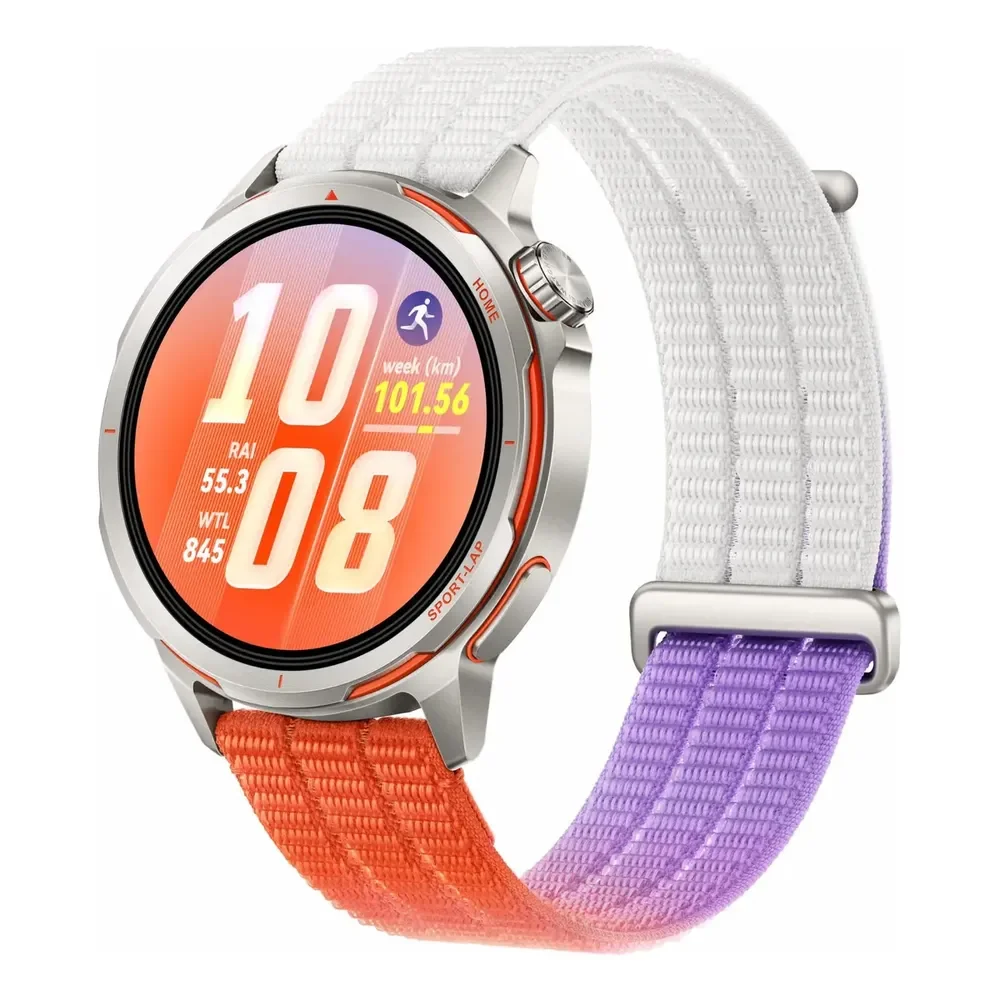 Smartwatch Huawei Watch Gt Runner 2 Bateria Com Autonomia De Até 14 Dias Posicionamento De Precisão Modo Maratona... Cinza Tecida Laranja Amanhecer