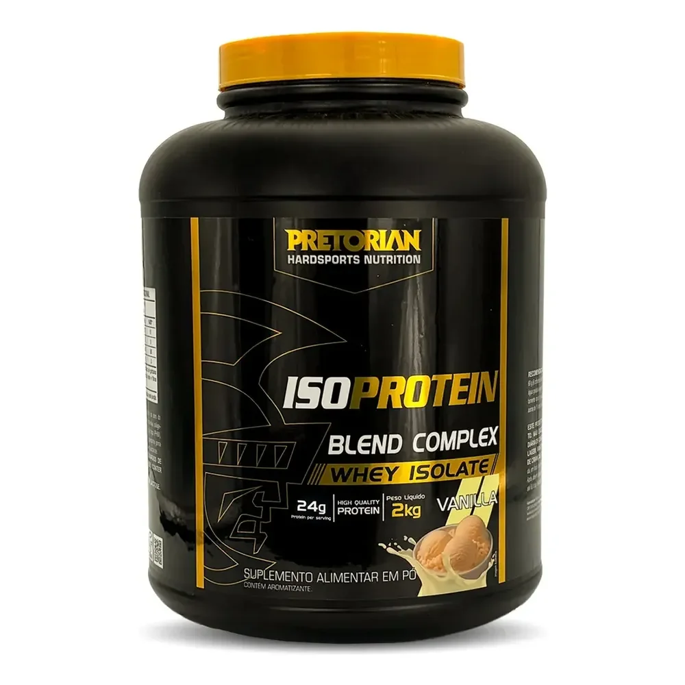 Whey Protein Isolado Iso Protein Blend Complex 2kg Pretorian Sabor Baunilha
