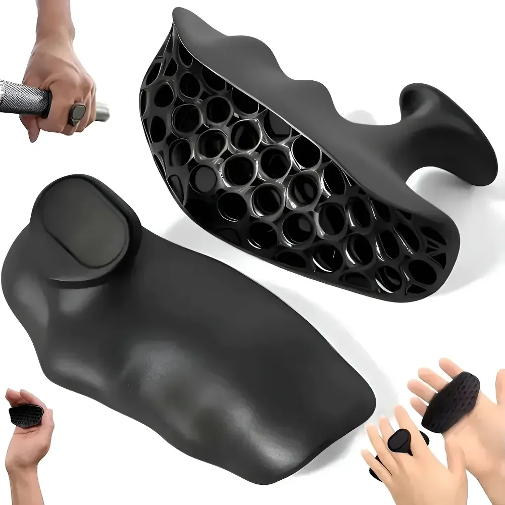 Luva Hand Grip Protetor De Mão P/ Academia Treino Crossfit Unico Preto
