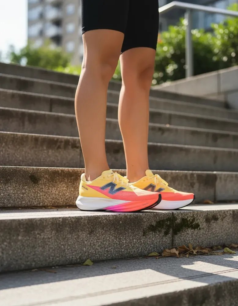 Tênis New Balance Fuelcell Supercomp Elite V5 Running + Nfe Laranja Liso 37 Br