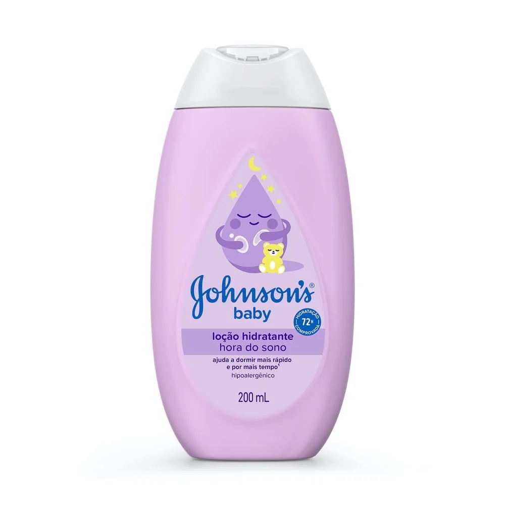 Loção Hidratante Relaxante Para Uso Diário Johnson's Baby Hora Do Sono, 200mL