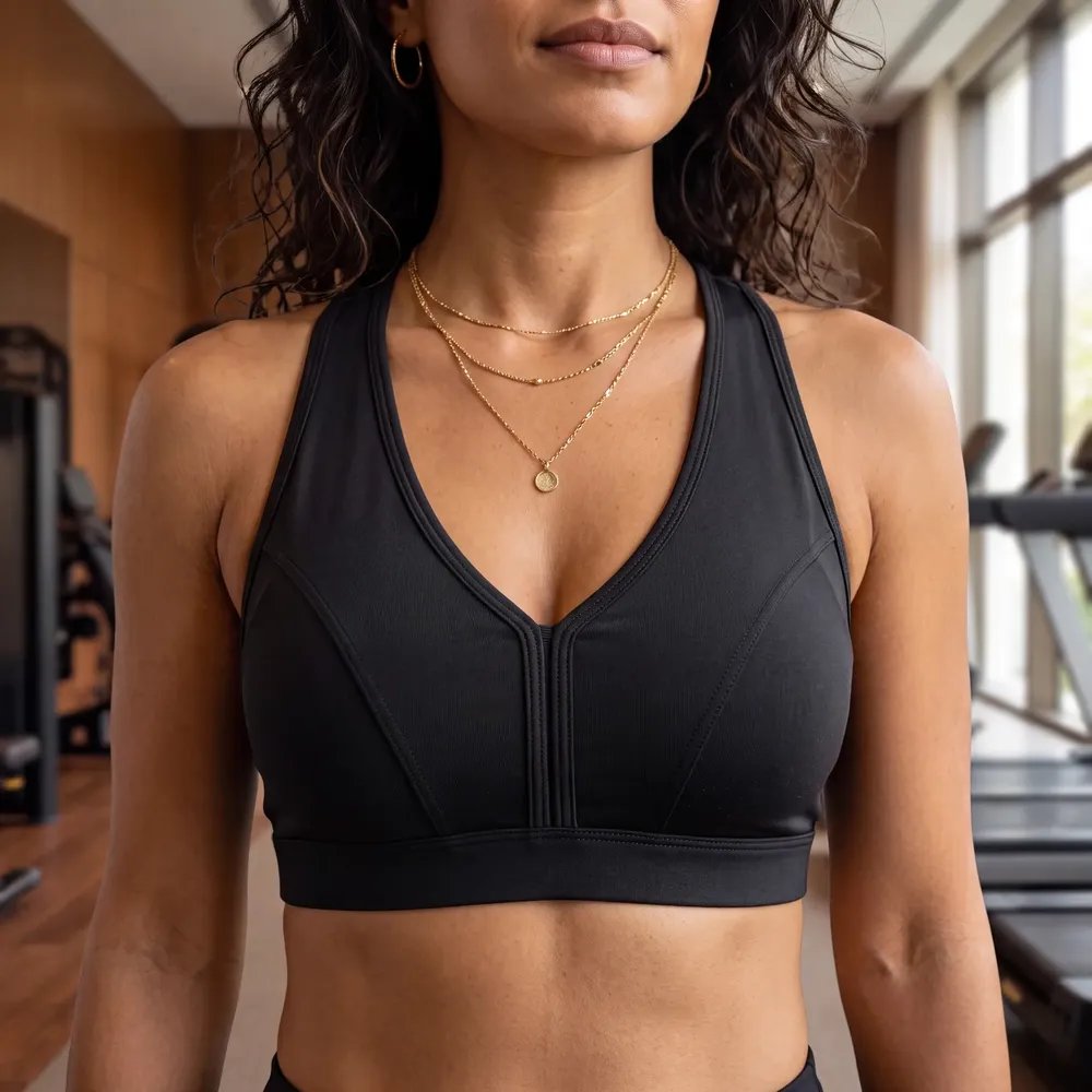 Top Fitness Esportivo Academia Cropped Mercado Livre Basics Preto Liso M
