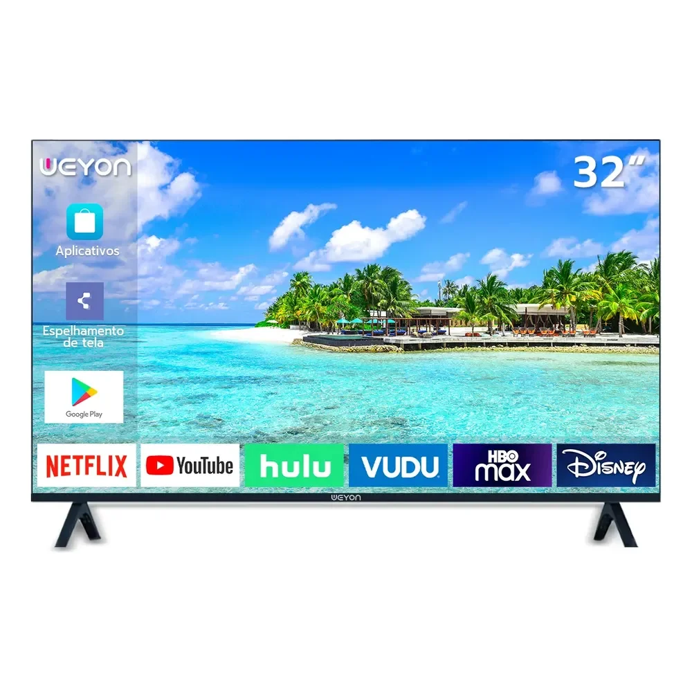 Smart Tv 32'' Led Hd Wifi 32wdsnbx 100/240v Android 14 Tv