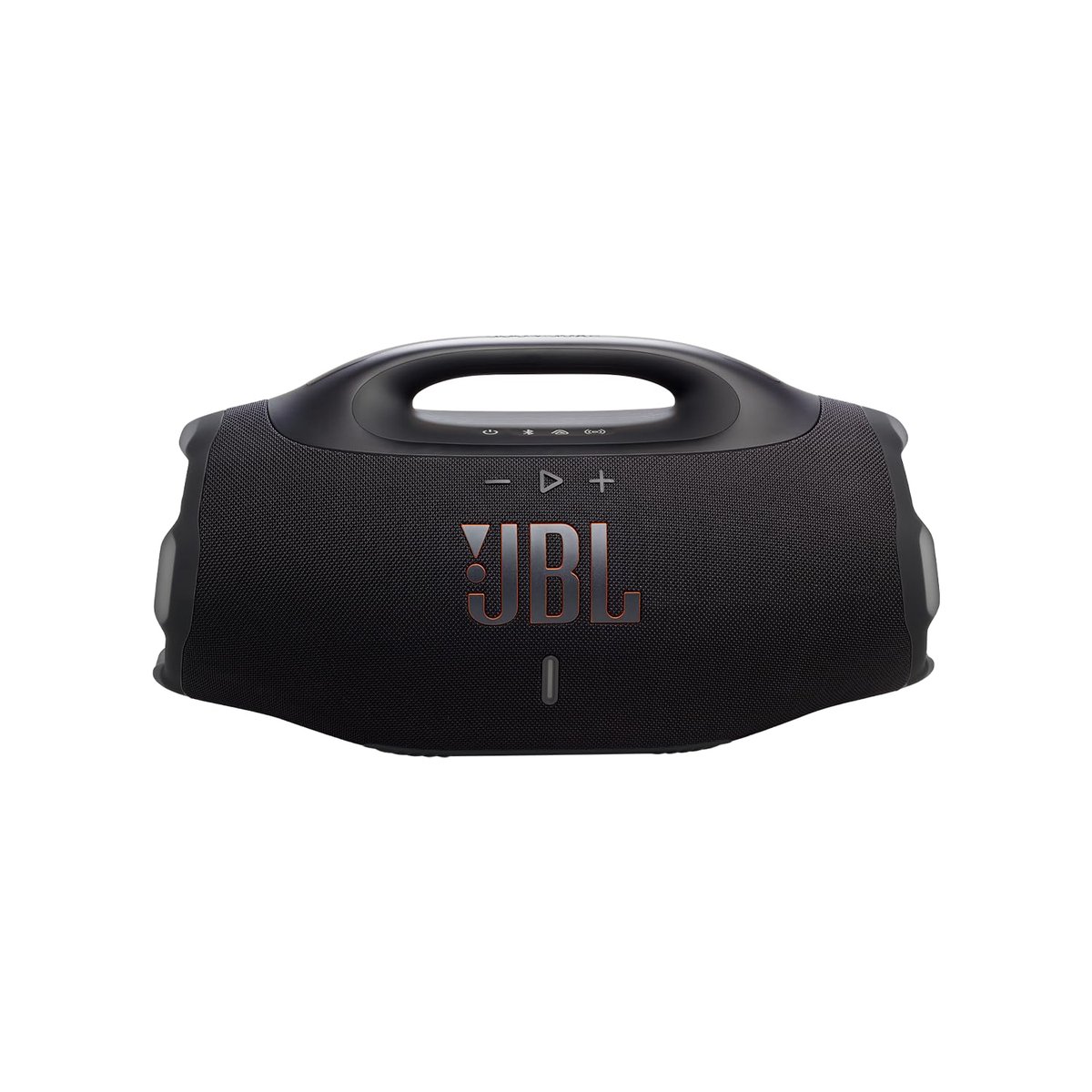 JBL, Caixa de Som, Boombox 4, Bluetooth, Som JBL Pro, AI Sound Boost, Graves Personalizáveis, Bateria de até 34h, IP68, Áudio Lossless – Preta