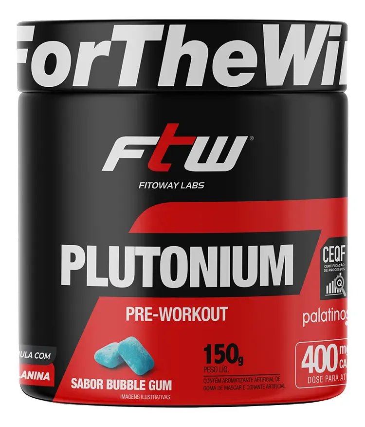 Plutonium Pre - Workout - 150g Bubble Gum - Ftw