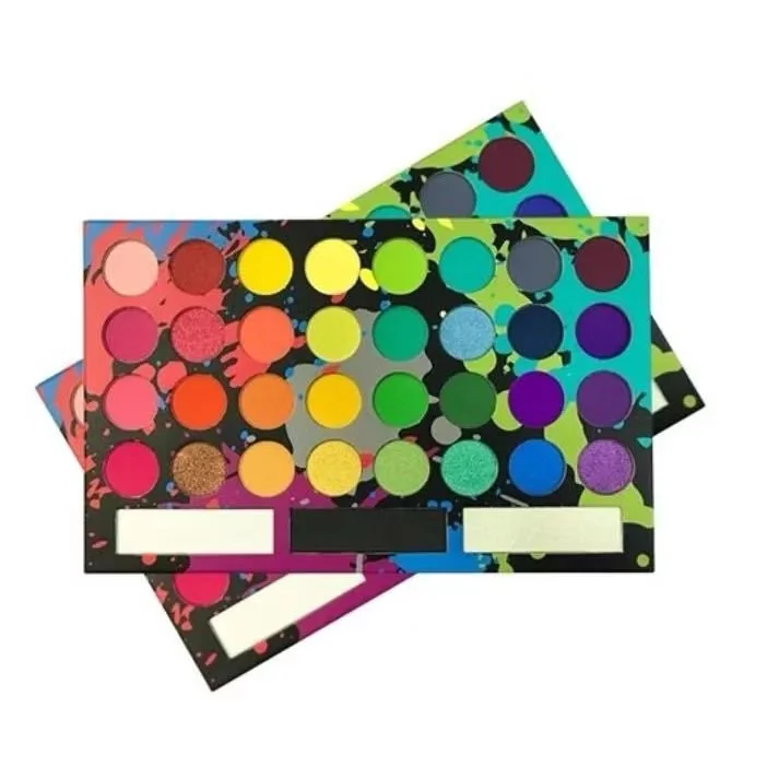 Paleta de Sombras Tropical 35 Cores Matte e Cintilante - LOVÉ RAIN