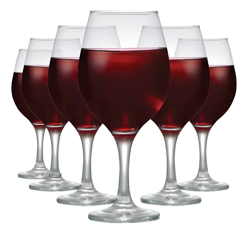Jogo de Taça de Vidro One, Taça de Vinho 6pcs 600ml, Ruvolo