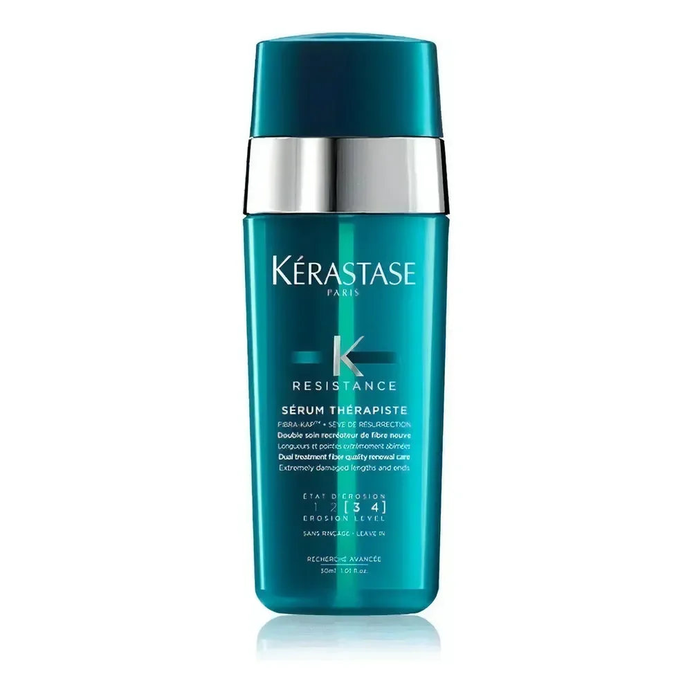 Sérum Capilar Reparador Para Cabelos Danificados E Pontas Duplas Com Proteção Térmica Até 230°c E Sève De Résurrection Kérastase Résistance Thérapiste 30ml
