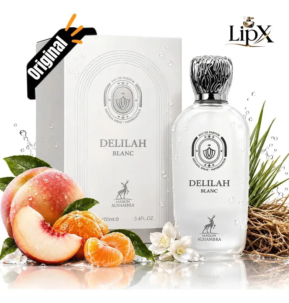 Perfume Arabe Delilah Blanc Edp 100ML Feminino Original Com NF