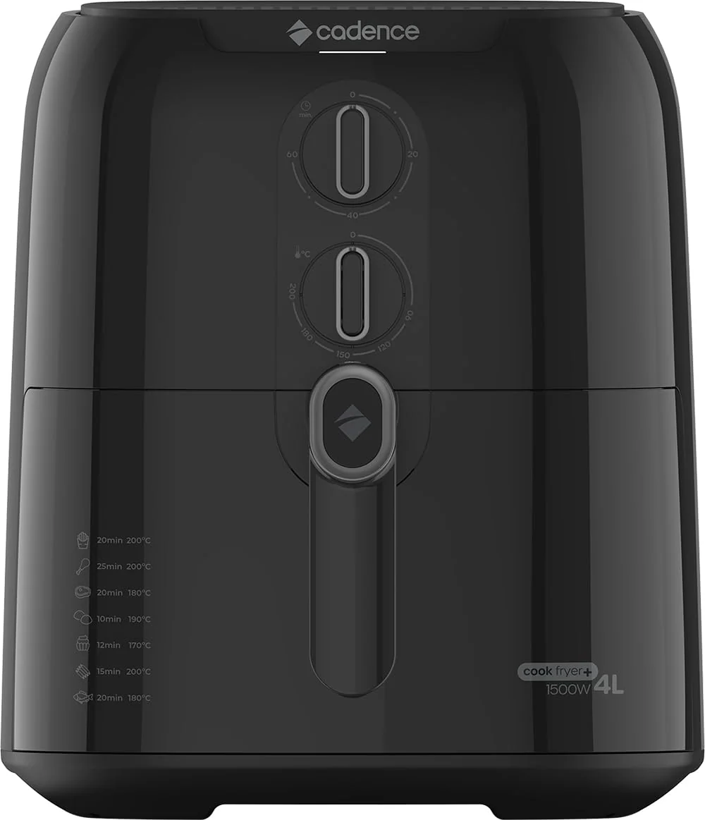 Fritadeira Sem Óleo 4L Cadence Cook Fryer + - 127V