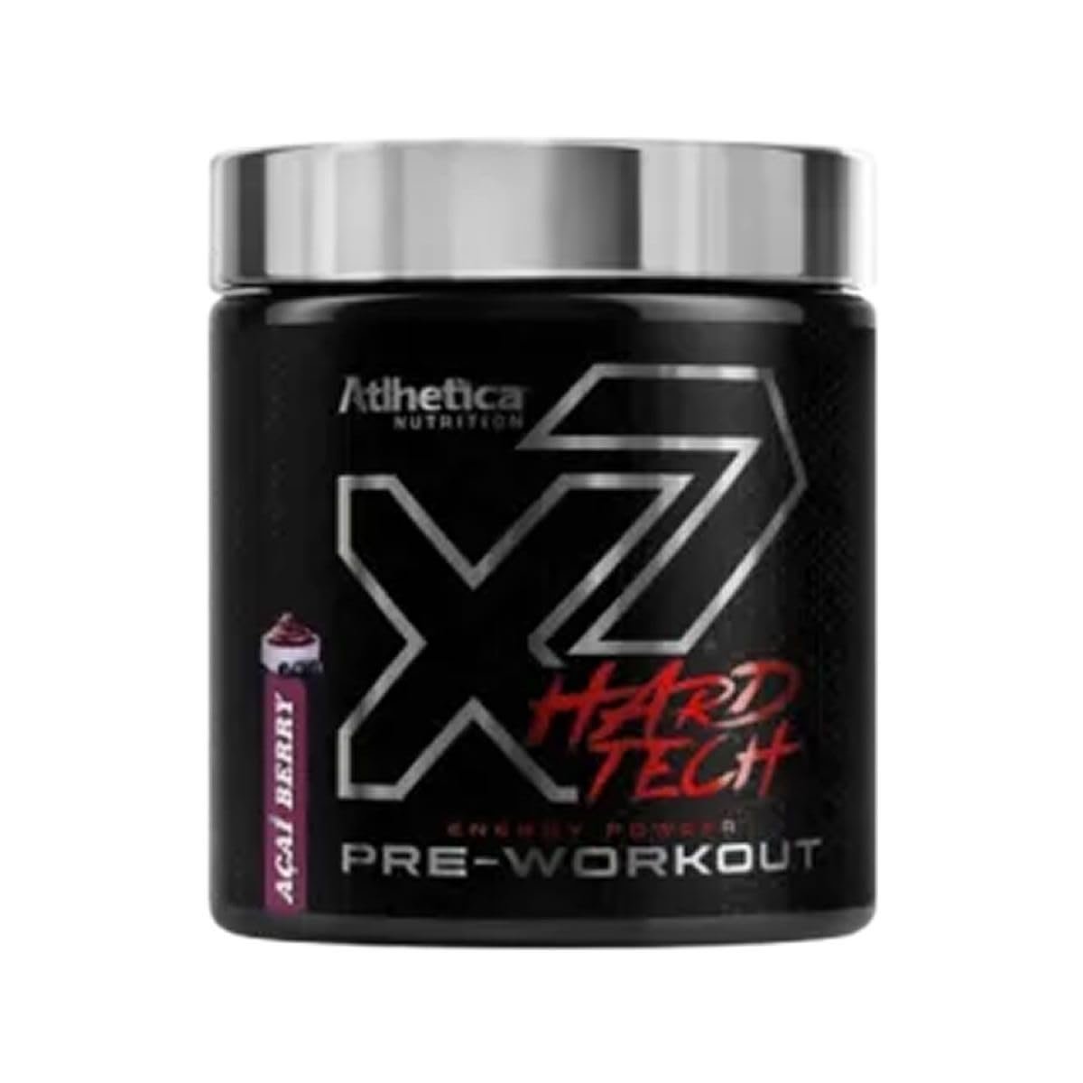 Pré-treino X7 Hard Tech - 200g Açaí Berry - Atlhetica Nutrition