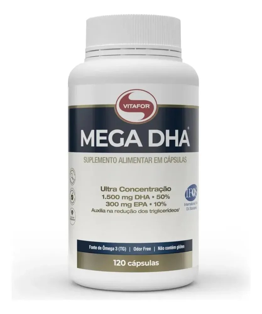 Ômega 3 Vitafor em cápsula Sem sabor de 120 un