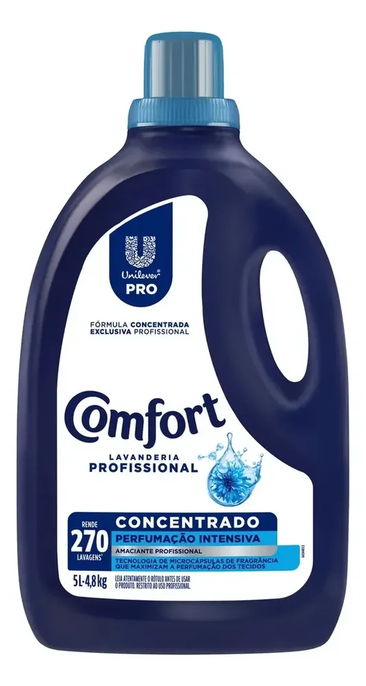 Amaciante Comfort Lavanderia Profissional Concentrado 5 L