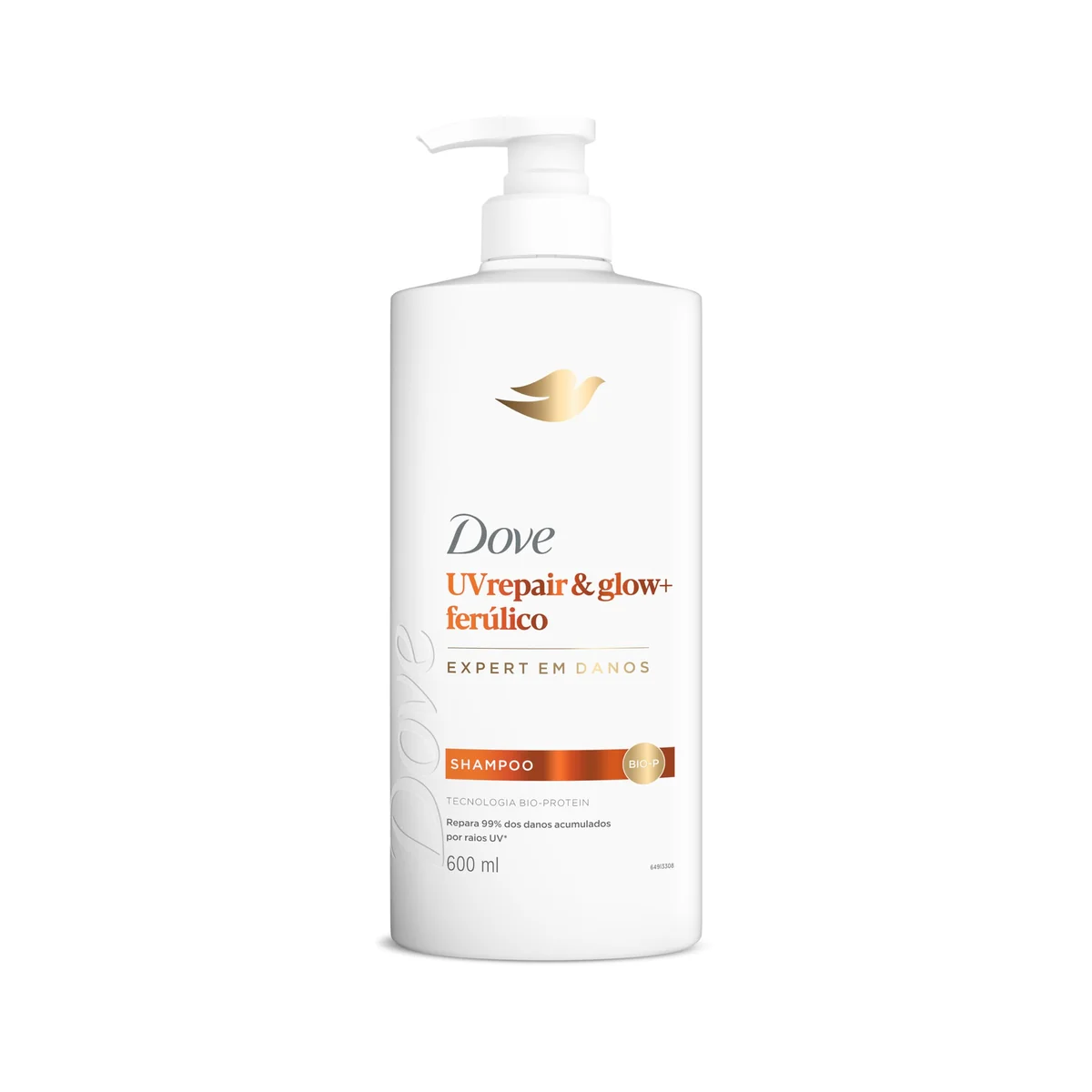 Dove Shampoo UV Repair & Glow + Ferúlico 600ml