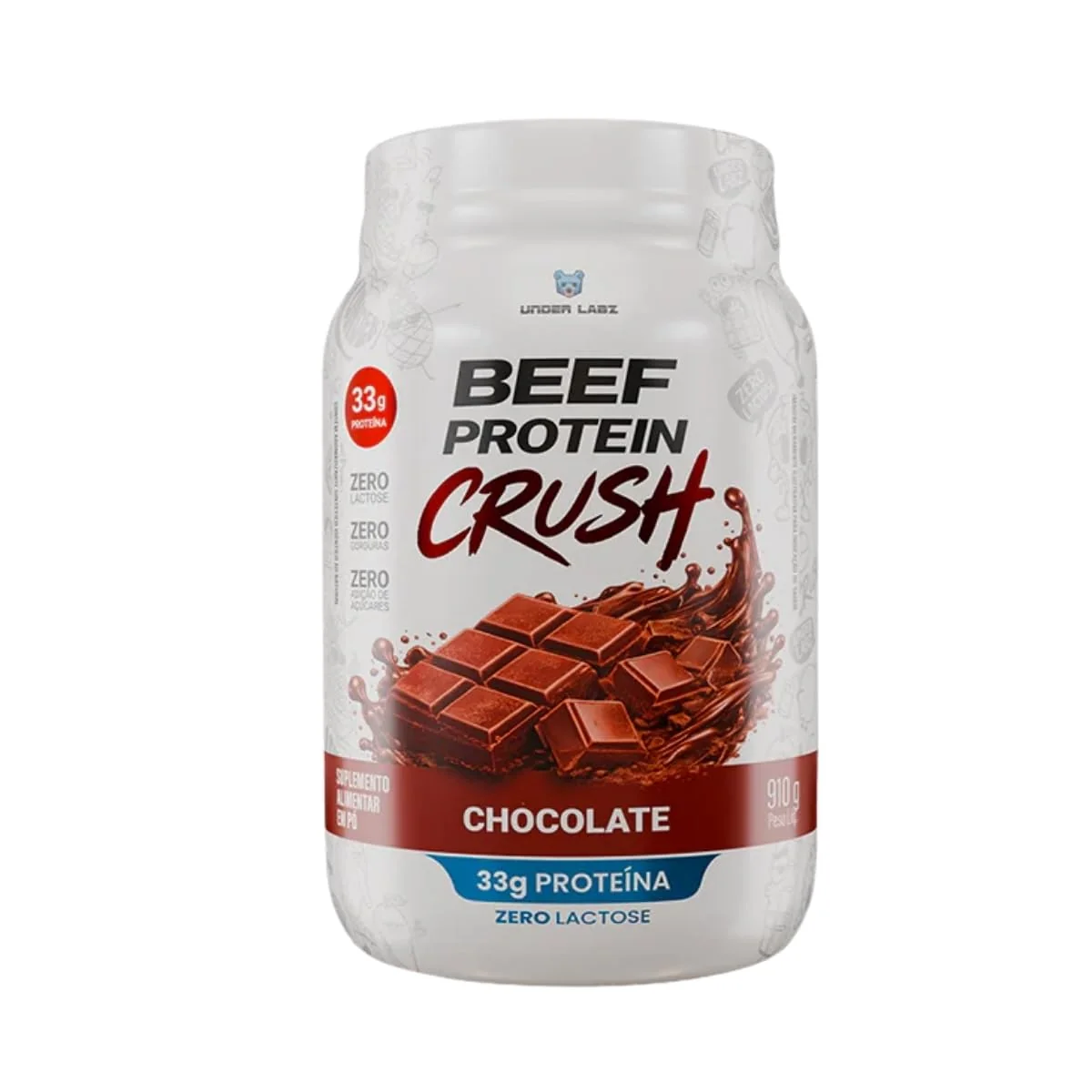 Beef Protein Crush (910g) Under Labz Sabor:Chocolate