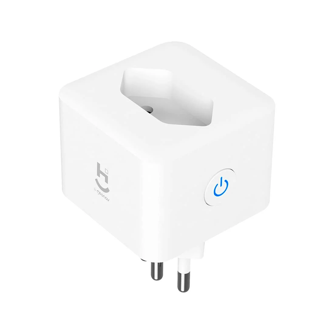 Hi by Geonav Adaptador de Tomada Inteligente, Smart 10A, Wi-Fi, via Aplicativo, Bivolt, HITM10A, compatível com Alexa e Google, Branco