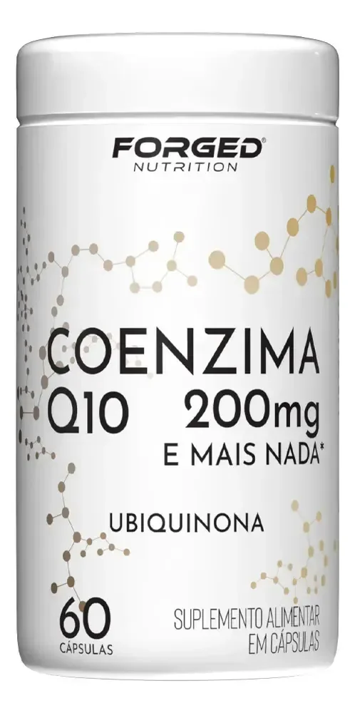 Coenzima Q10 200mg Pura Alta Concentração 60 Cápsulas - Forged Nutrition