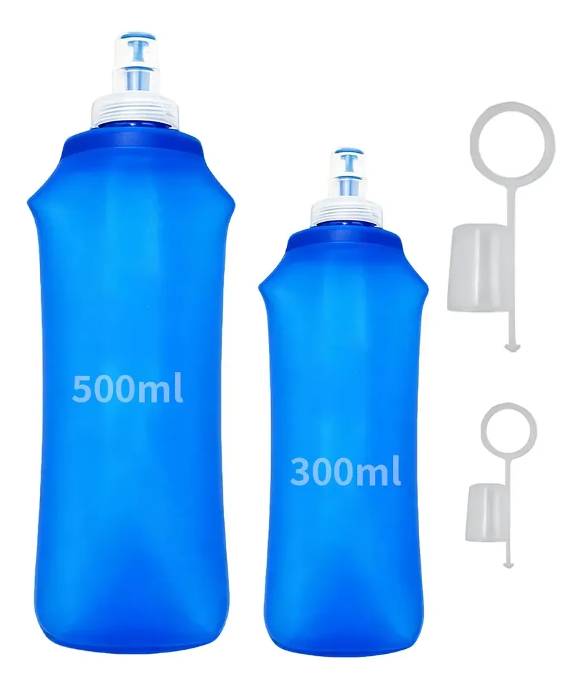 Kit 2 Garrafa De Água Corrida 500+300ml - Soft Flask Livre
