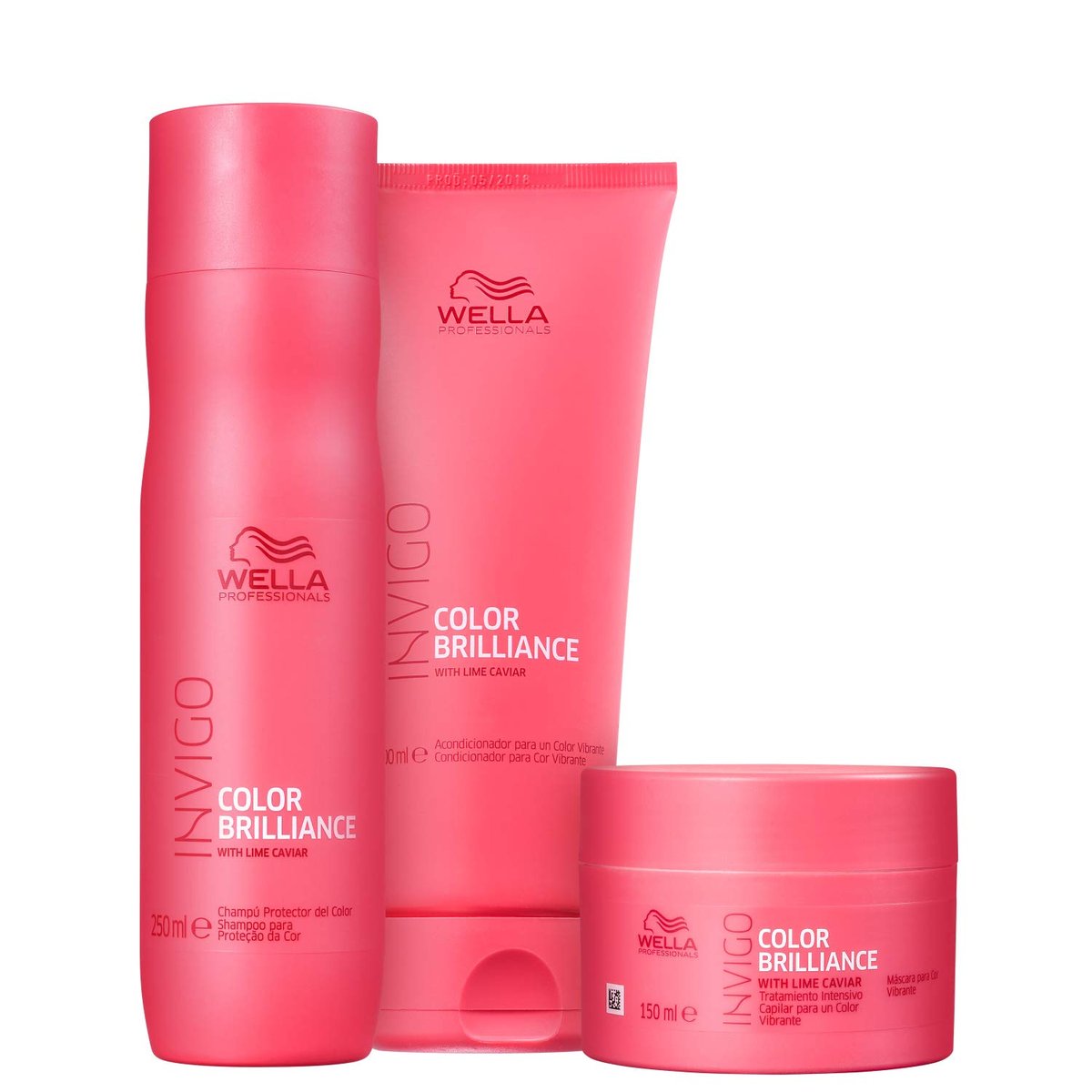 Kit Wella Pro Invigo Color Brilliance Trio (3 produtos)