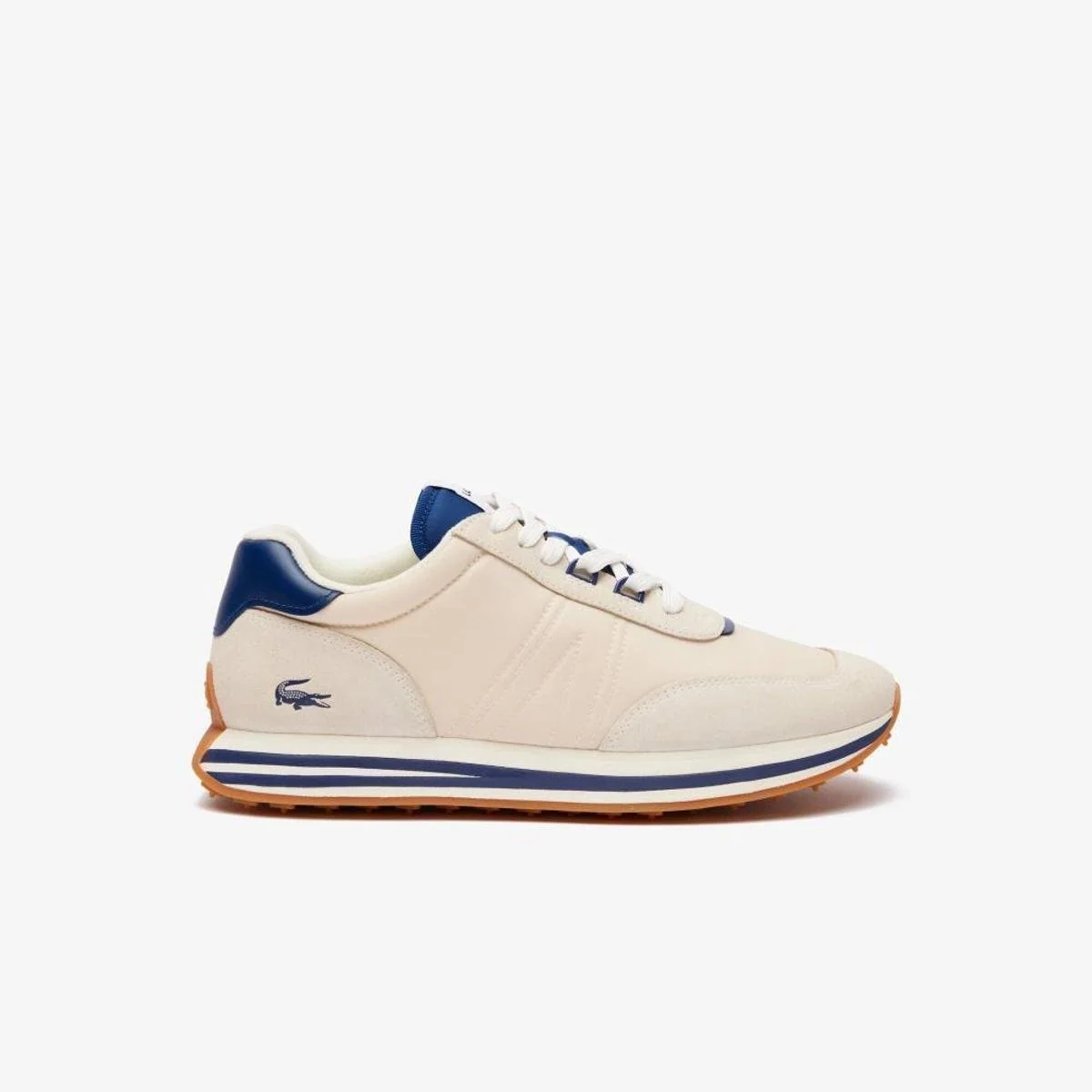 Tênis Lacoste de Couro e Tecido L-Spin Masculino