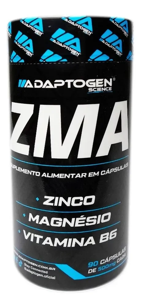 Zma 90 Caps Adaptogen - Massa Muscular + Testosterona