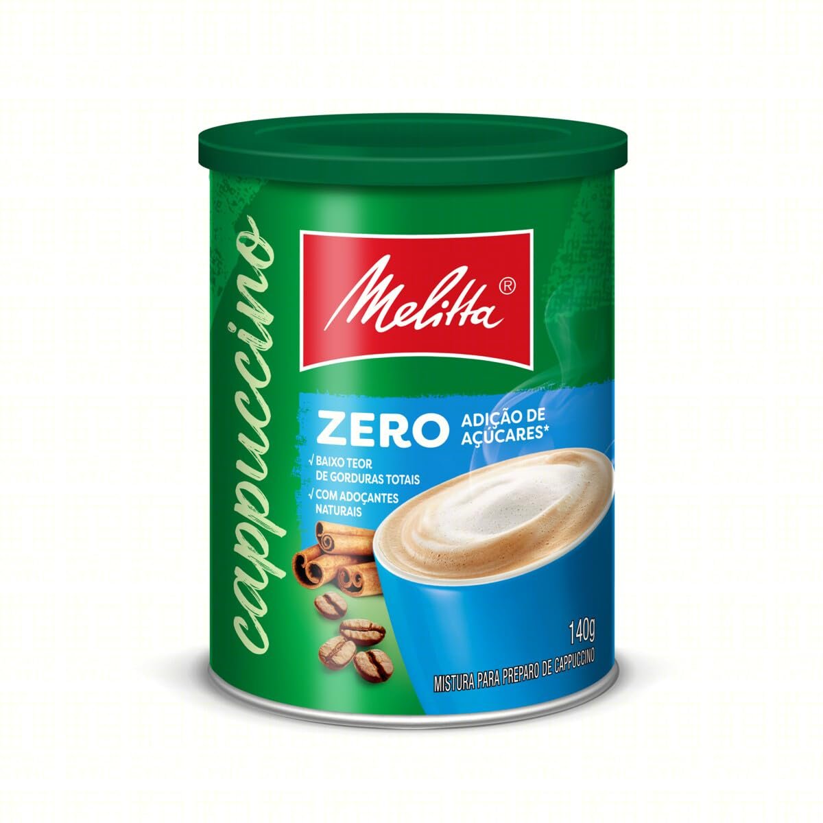 CAPPUCCINO ZERO MELITTA 140G