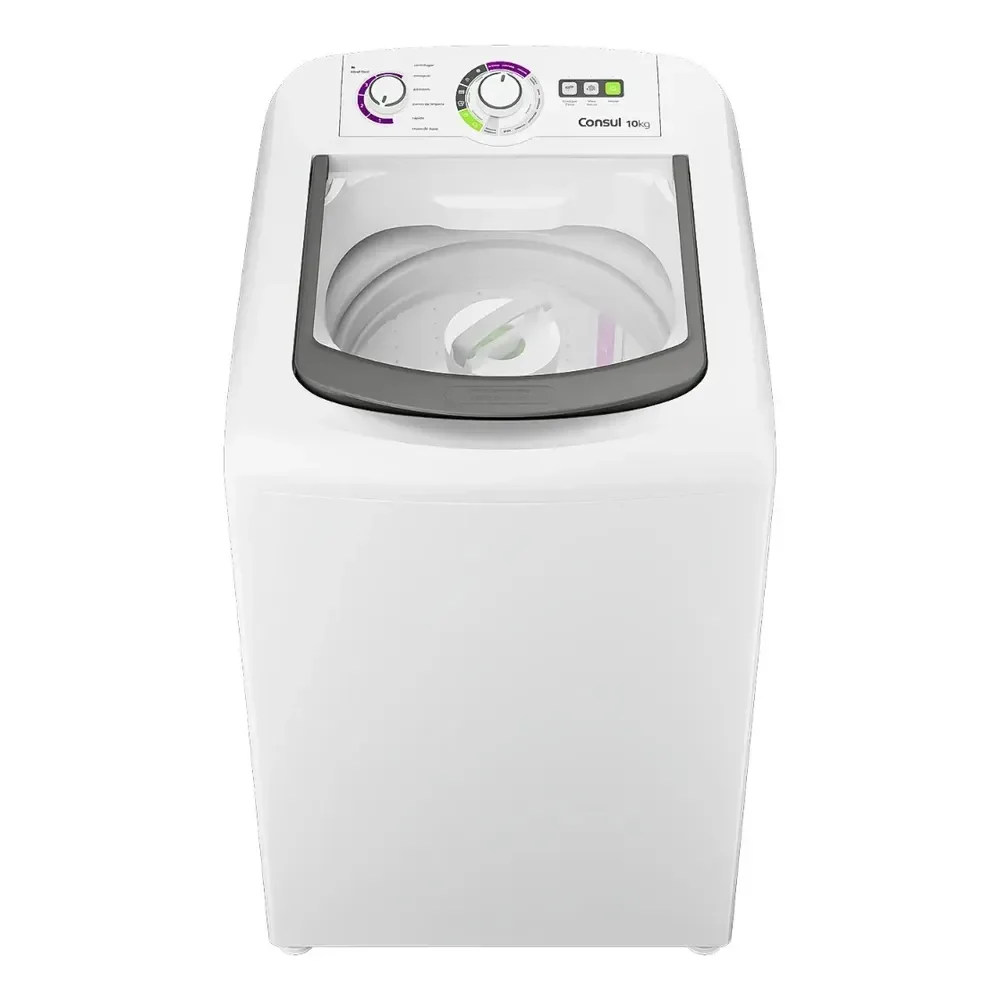 Máquina De Lavar Consul 10 Kg Dosagem Econômica - Cwb10bb Branca 220v Branco