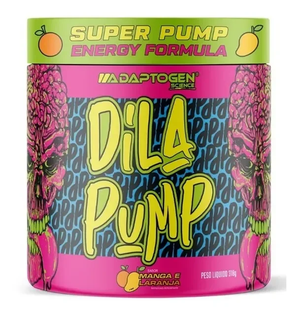 Suplemento Em Pó Adaptogen Pré & Intra Treino Dila Pump 318g