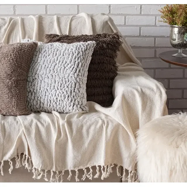 Manta Para Sofá Chic Decorativa 2,20x1,50 Envio Imediato
