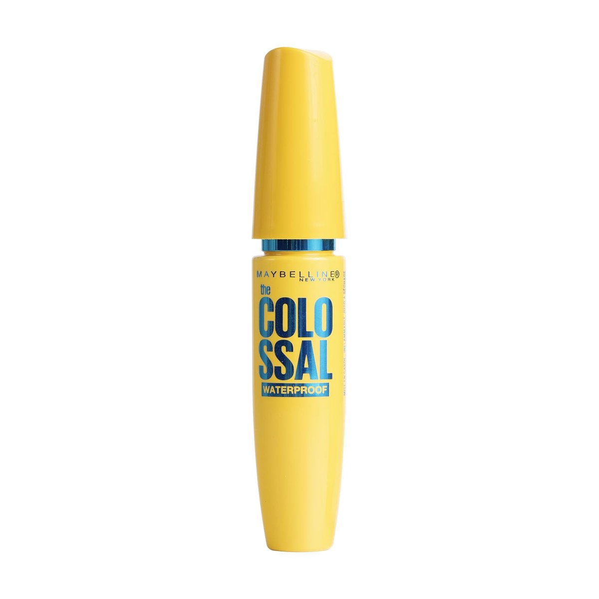 Maybelline NY The Colossal Volum' Express, Máscara de Cílios À Prova D'água, 9x Mais Volume por Até 24h, Fórmula de Colágeno e Definição Intensa, Não Empelota, Cor Preto, 8ml