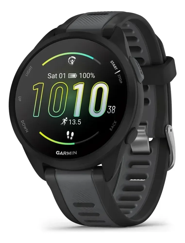 Smartwatch Relógio Garmin Forerunner 165 43mm Nf-e Preto