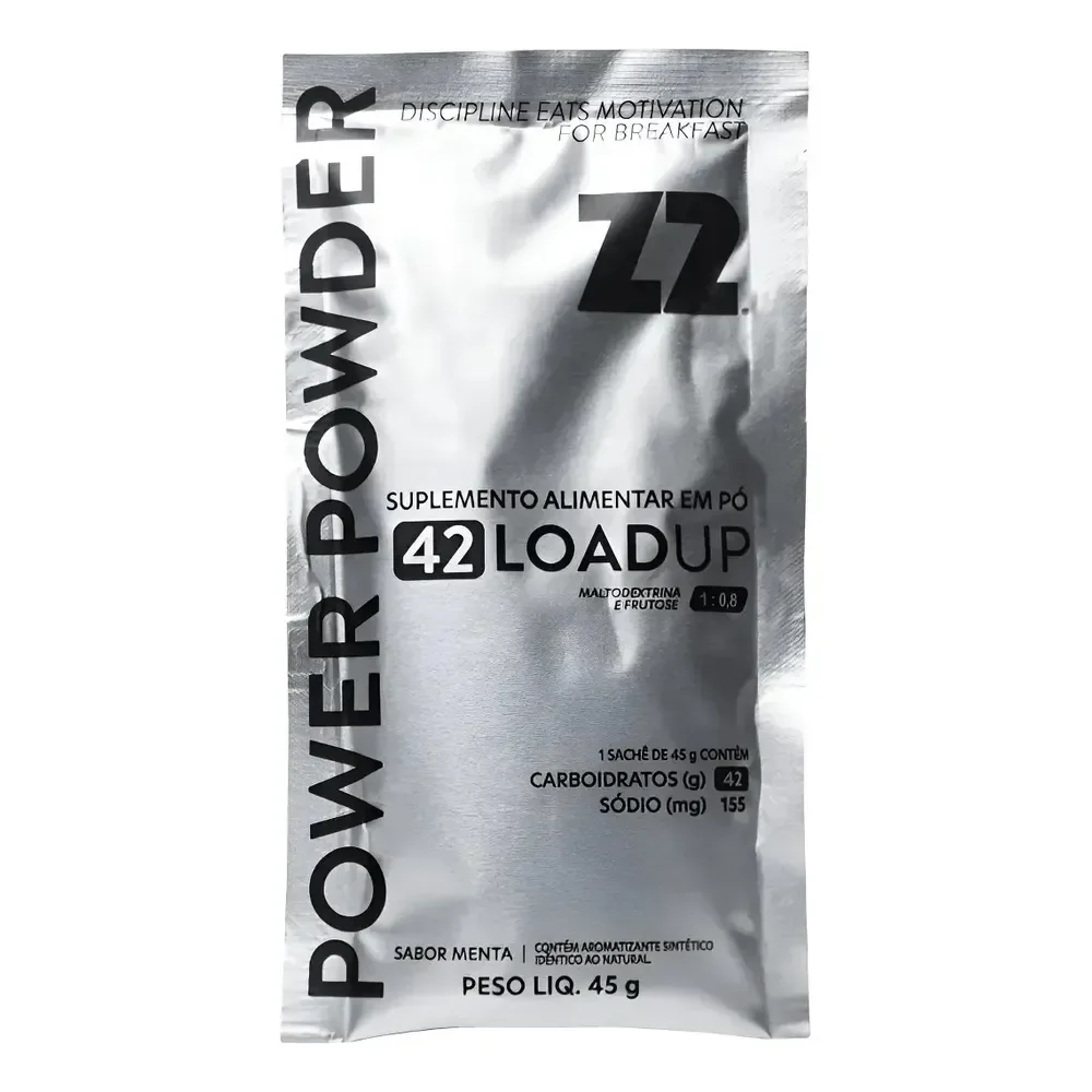 Suplemento Nutricional Z2 Power Powder 42g Carboidratos 10 Saches - Sabor Menta