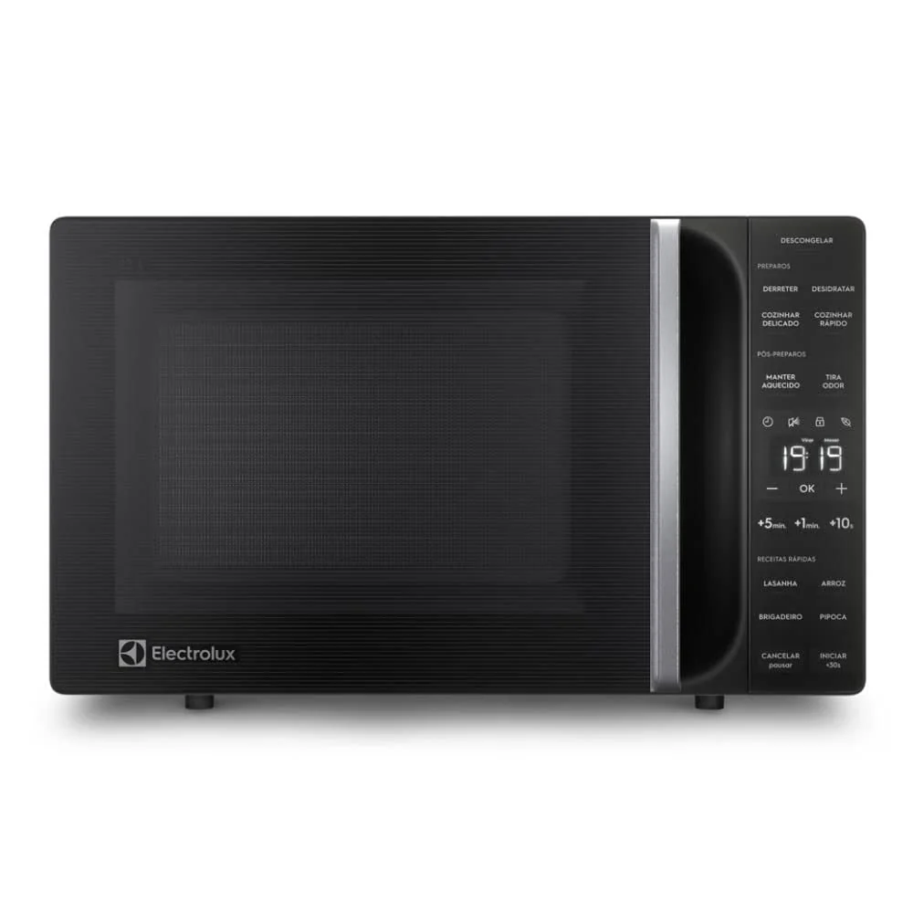 Micro-ondas Electrolux 23L Preto Efficient com Descongelamento Assistido 127v ME23P