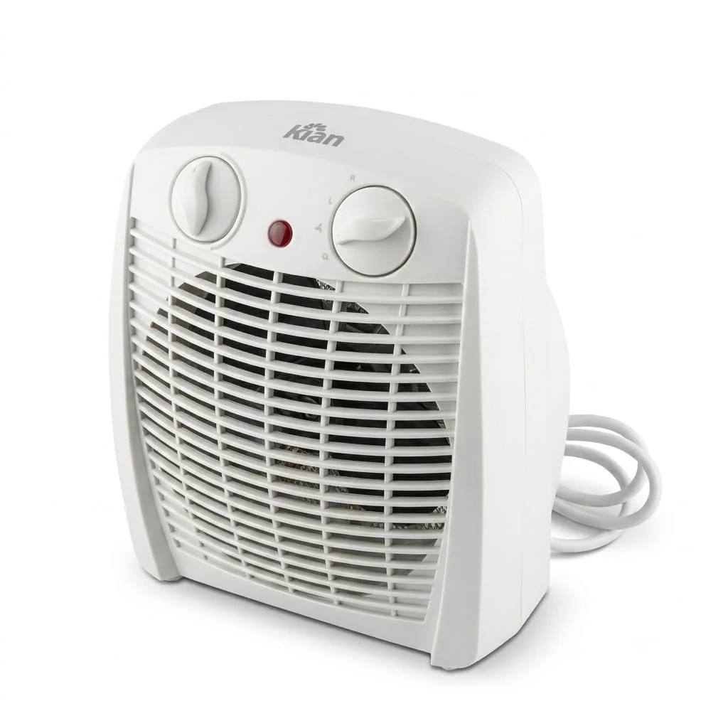 Aquecedor elétrico Kian AQ-100 1800W 2 níveis branco 127V