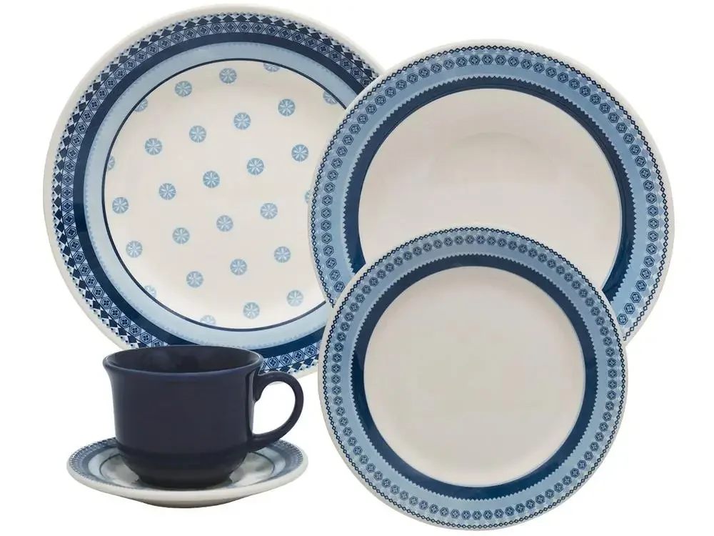 Aparelho de Jantar e Chá 20 Peças Biona de Cerâmica - AliExpress 15