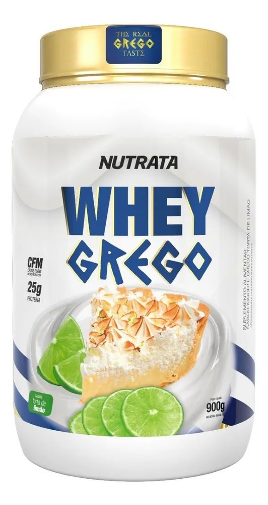 Whey Grego Pote 900g Torta de Limão Nutrata