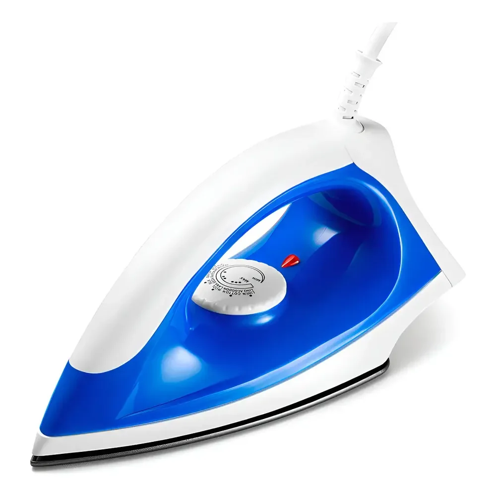 Ferro Elgin A Seco Branco Azul Iron Force Branco E Azul 220v