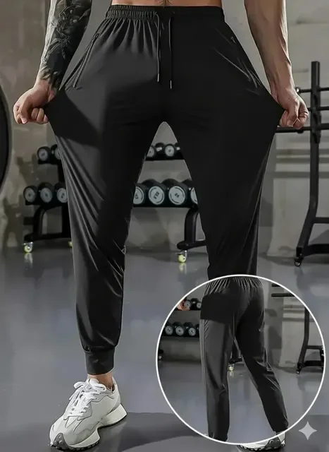 Calça Masculina Tactel Jogger Esportiva Academia Slim Treino