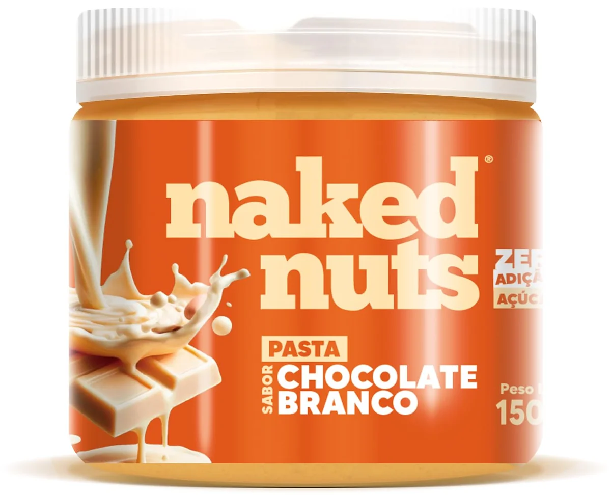 Naked Nuts Pasta De Amendoim Com Chocolate Branco 150G