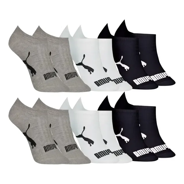 Kit 6 Pares Meias Invisível Puma Sapatilha Adulto Original