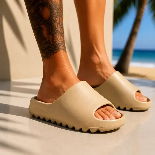 Chinelo Slide Nuvem Masculino 100% Eva Plataforma